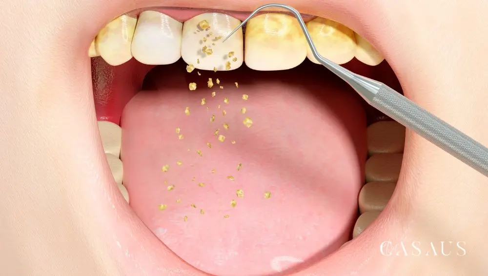 Sarro en los dientes. Clinica Dental Casaus en el Prat (Barcelona)