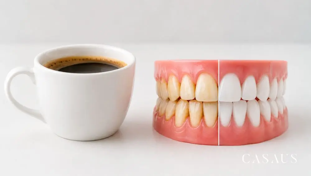 Dientes manchados en El Prat Clinica Dental Casaus